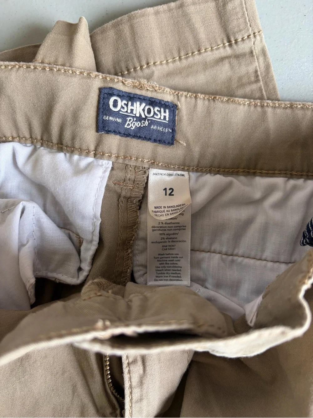 OshKosh Bgosh size 12